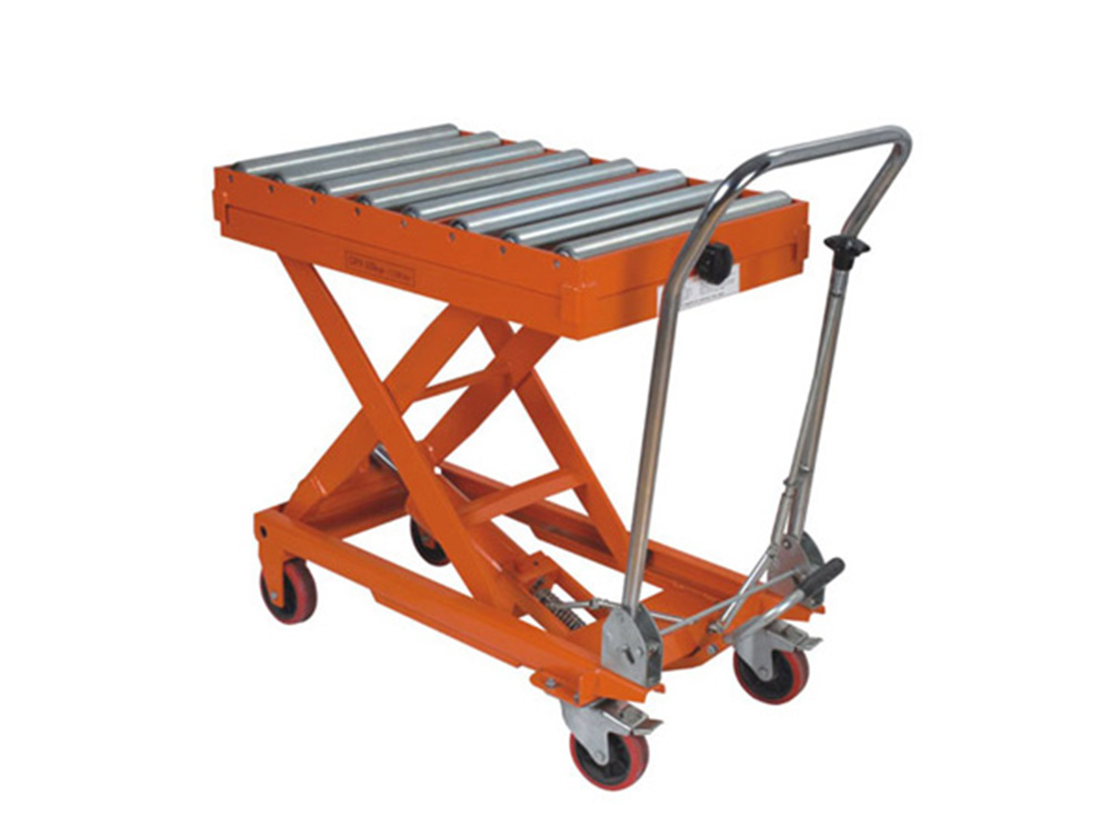 TFR portable lifting table with rollers